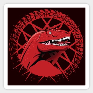 Red Ford Raptor car Sticker